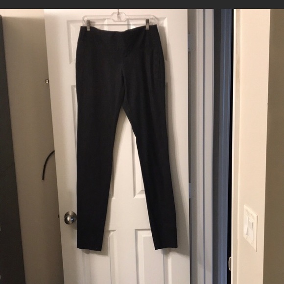 BILL TORNADE Paris Black w/ Silver Metallic Pinstriped High Waisted Side Zipper - Picture 4 of 16